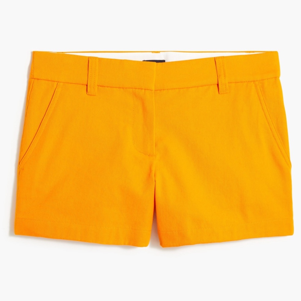 J crew chino shorts marigold